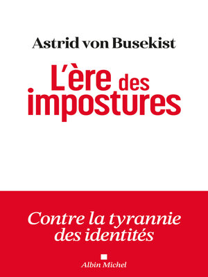 cover image of L'ère des impostures